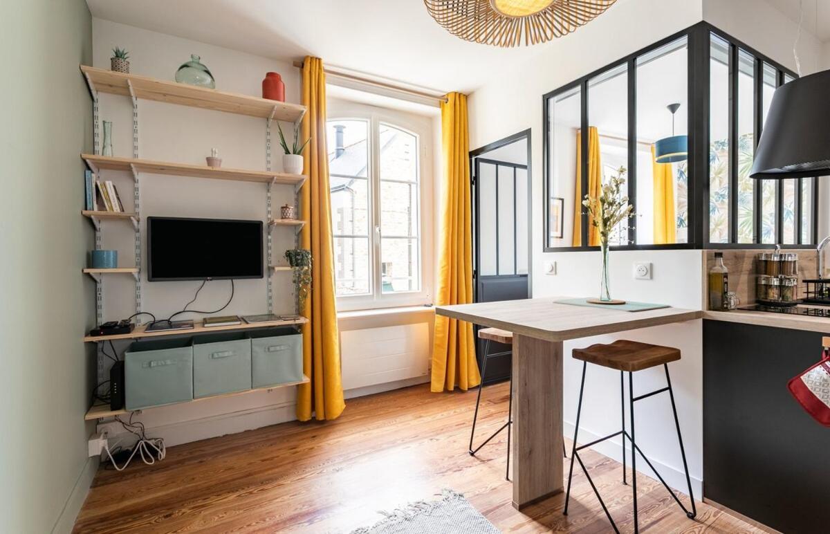 Apartament Lucelyne - Beau T2 Renove - Centre - Plage 400M Dinard Zewnętrze zdjęcie